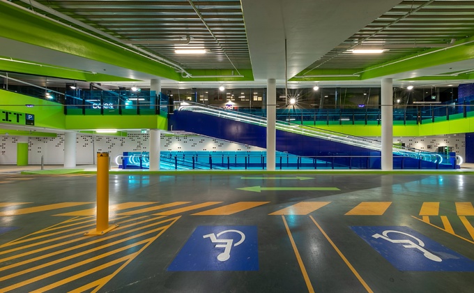 Prahran Square Car Park - Inside Level B1