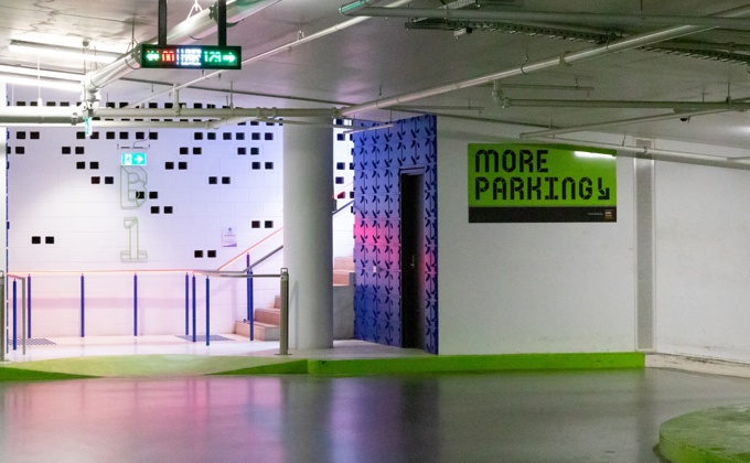 Prahran Square Car Park - Inside Level B1
