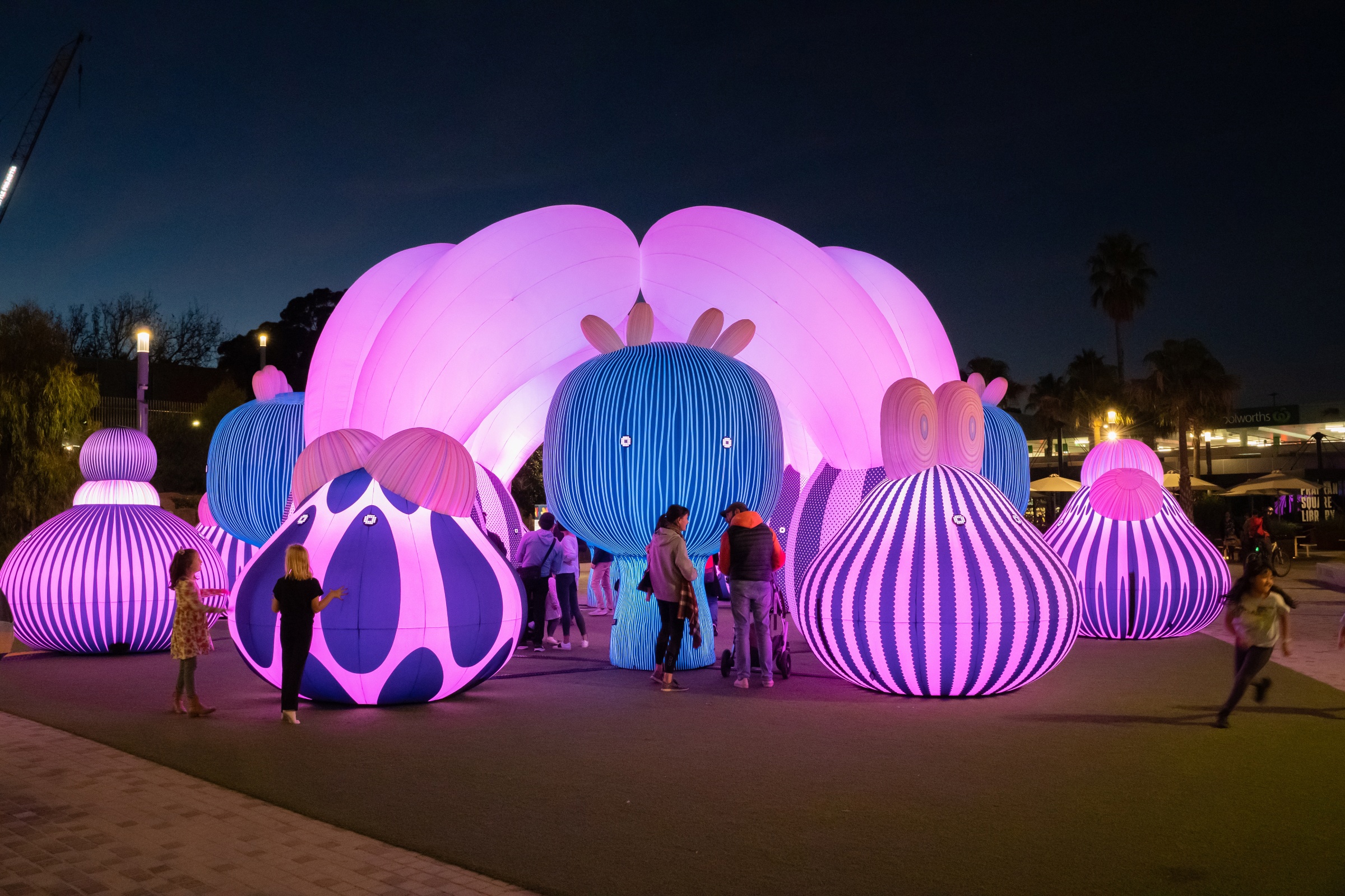 Airship Orchestra at Prahran Square for Glow Winter Arts Festival