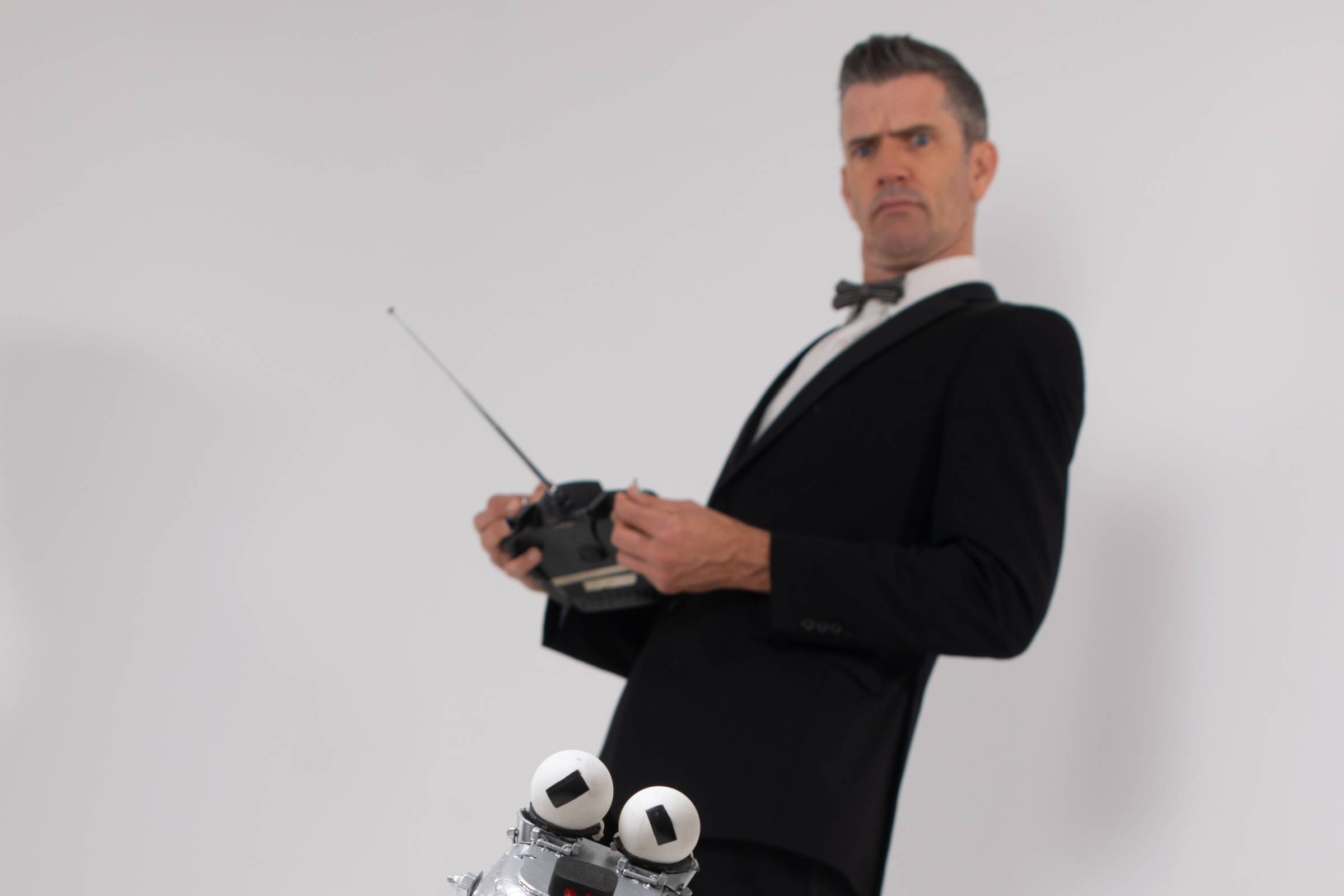 Joel Salom and Erik The Dog