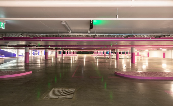 Prahran Square Car Park - Inside Level B2