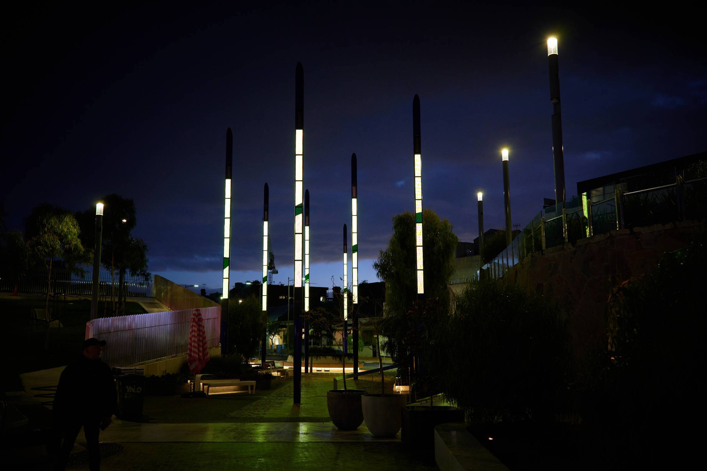 The Pipes Digital Artwork at Prahran Square | © RAMUS