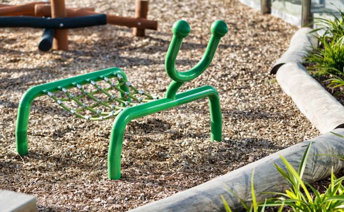 Green Machine Children's Play equipment at Prahran Square