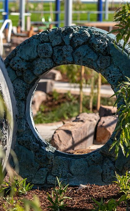 Ring Form 1&2 Artwork by Jamie North at Prahran Square